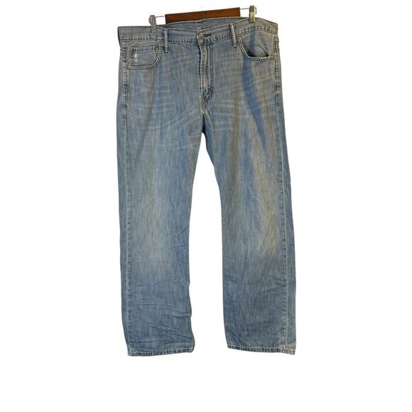 Levi’s 569 Loose Straight Jeans Men’s 36x32 Light Wash Y2K Vintage - Picture 1 of 12